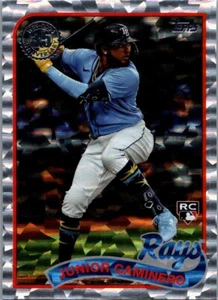 2024 Topps Series 1 Foil - 1989 Topps Junior Caminero #89B-50 RC Rookie - Picture 1 of 2