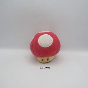 Super Mario Bros 30th C0108 Anniversary Red Mushroom Prize 3.5" Plush 2015 Japan - Picture 1 of 7