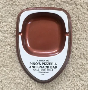 Vintage Pino’s Pizzeria und Snackbar Aschenbecher Easton PA - Werbung - Bild 1 von 12