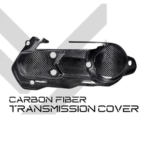 MOS Carbon Fiber Transmission Cover for Yamaha Zuma 125 22-25 / NMAX 20-25 - Picture 1 of 6