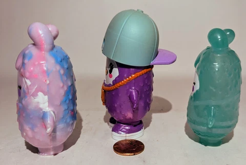 I DIG.MONSTERS! COLOR Blind.Mini 3 figures lot.MONJI.bling+marble+mint.Series 1 Cover