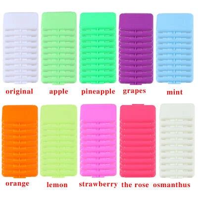 Caixa 10-1000 suportes de cera para alívio ortológico dental irritação gengival 10 aromas - Imagem 1 de 4