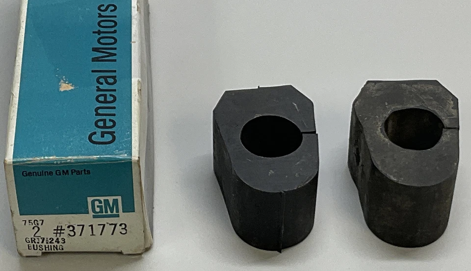 1971-1983 GM NOS Front Sway Bar Bushings x2 Buick Chevy Olds Pontiac S90 - Image 1 of 1