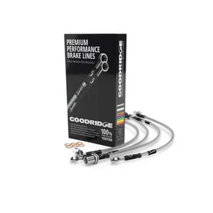 Goodridge Fits 13-19 Nissan 370Z (Excl Sport Models) Stainless Steel Brake Lines - Picture 1 of 1