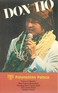 WAIKIKI HAWAII THE DON HO SHOW VINTAGE ADVERTISING POSTCARD - Picture 1 of 2