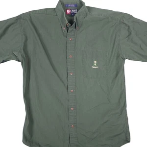 Camisa De Colección Chaps Ralph Lauren Para Hombres Verde Con Botones M Logo Real Guatemala - Imagen 1 de 5