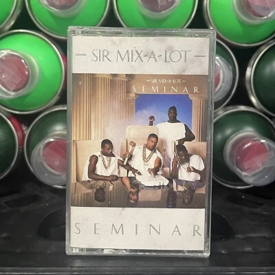 Sir Mix-A-Lot Seminar Cassette Tape 1989 Seattle Rap Hip Hop Nastymix Vintage - Image 1 of 3