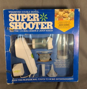 WearEver Double Barrel Super Shooter Electric Cookie Maker 1-No.70001B Sealed - Picture 1 of 7