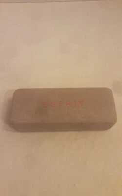 ESPRIT Hard Clamshell Eyeglass Case - Tan Fabric - Image 1 of 4