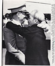 VIETNAM LEADER HO CHI MINH 1969 MARSHALL TITO PORTRAIT ORIG VINTAGE PHOTO 310