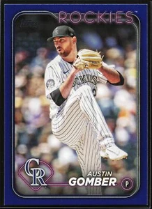 2024 Topps Austin Gomber #340 Royal Blue - Picture 1 of 2