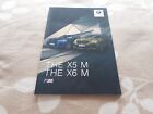 2020 BMW X5 M/X6 M Brochure Prospectus Catalogue 28 pgs 2 2019 ANGLAIS ! RARE