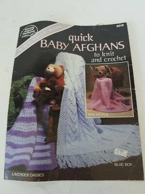 American School of Needlework Quick Baby Afghans To Knit And Crochet #6018 35409 - Image 1 of 3