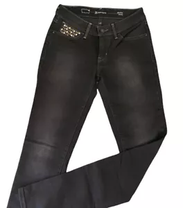 Levi’s Womens Demi Curve Skinny Leg Jeans with Riveted Pockets, Black Size 25 - Picture 1 of 7