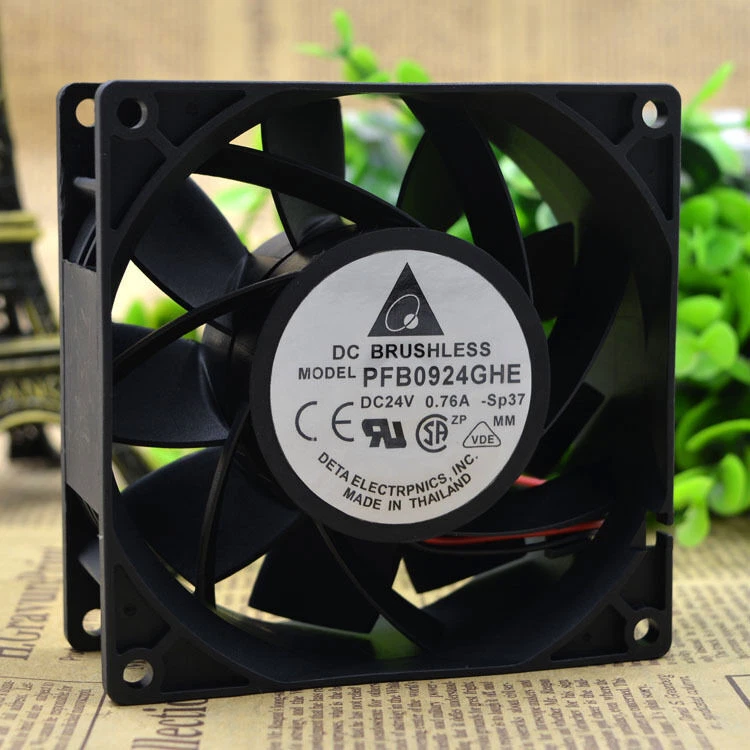 DELTA PFB0924GHE 24V 0.76A ABB ACS510/550 9238 9CM cooling fan Fast delivery - Image 1 of 2