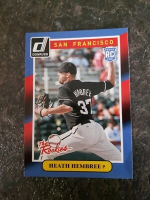 2014 Panini Donruss Rookie Heath Hembree RC Card# 39 - Image 1 of 2