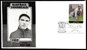 2000 Dizzy Dean FDC Baseball Immortals Sports Card Garcia Cachet - Picture 1 of 2