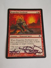 MTG Bogardan firefiend, 10th edition, artist proof 5/50 Terese Nielsen.