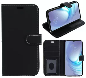 Per Motorola G34 Custodia Flip a Portafoglio Folio Slot Scheda Similpelle Gel - Foto 1 di 16