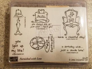 STAMPIN' UP Furnished with Love Set Retired 2004 - NEW! - Picture 1 of 2