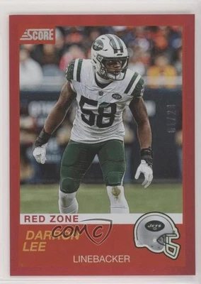 2019 Score Red Zone /20 Darron Lee #161 - Image 1 of 2