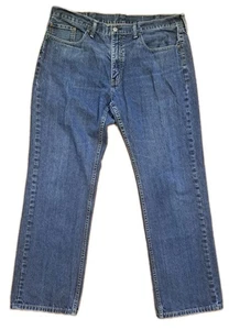 Levi's 559 Relaxed Straight Leg Men's Blue Denim Jeans 38x32 Blue Cotton - Picture 1 of 6