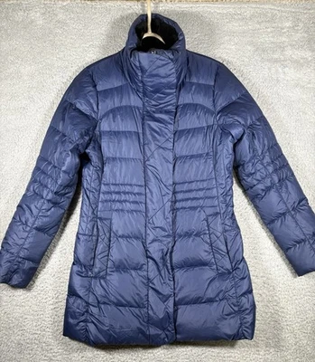 Chaqueta Marmot Plumón Puffer Abrigo Viansa Azul 700 Plumón Mujer Talla Pequeña Foto 1 de 4