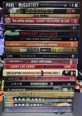 NEW TITLES ADDED Music & Concert DVDs - Buy more to get additional 20% discount Foto 1 de 4