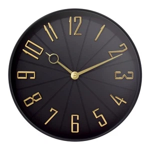 12" Modern Dial with Raised Numbers Wall Clock for Living Room, Home Office a... - Picture 1 of 5