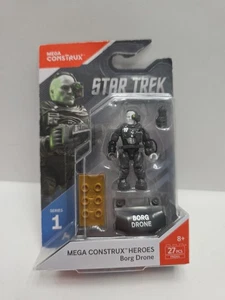 2017 MEGA Construx Hero- Star Trek The Next Generation - Borg Drone (Series 1) - Picture 1 of 5