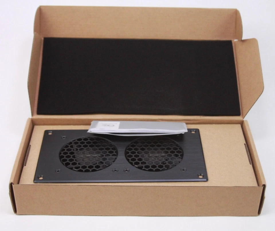 AC Infinity AIRPLATE S5 Quiet Cooling Fan System - 8", Black (AI-CFD80BA) - Image 1 of 2