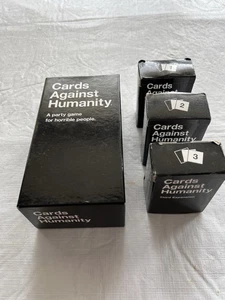 Cards Against Humanity Spielkarten Basis + Erweiterungspacks 1, 2, 3 - Bild 1 von 3