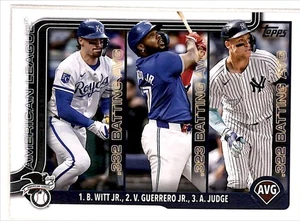 2025 Topps Wood American League Leaders (Vladimir Guerrero Jr. / Aaron Judge / - Picture 1 of 2