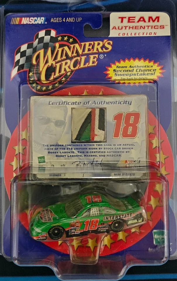 Bobby Labonte 2001 Team Authentics Winners Circle 1:64 Diecast Firesuit - Image 1 of 2