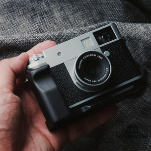 Wooden Metal Grip With Flannel Base For Fujifilm X-Half Camera – New - Picture 1 of 25