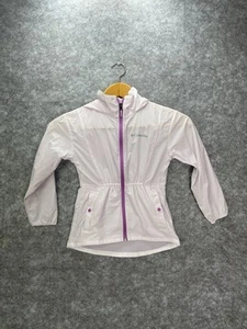 Columbia Girls Punchbowl Jacket Size XS 6/6X Lightweight Packable Wind Breaker - Picture 1 of 11