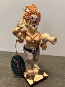 Vintage 1997 Slapstix Beauty Queen By Cast Art Hairdresser 6.5”  Hand Painted - Picture 1 of 6