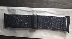 Apple Watch Band Głęboki niebieski brokat pasuje do opaski odprowadzającej pot 38/40/41mm - Zdjęcie 1 z 2