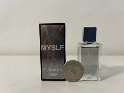 Yves Saint Laurent YSL Myslf L'Absolu Parfum MINI Splash 0,25 oz 7,5 ml NOVO 2025 - Imagem 1 de 3