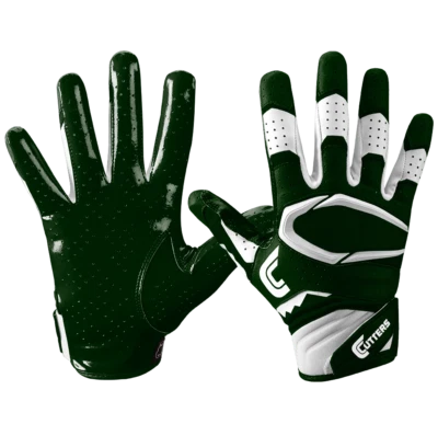 Cutters S451 REV PRO 2.0 Football Receiver Handschuhe, Grün, Youth L