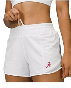 Lululemon University Of Alabama Hotty Hot Shorts Womens Size 6 White Sexy - Picture 1 of 8