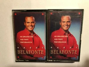 HARRY BELAFONTE HIS GREATEST HITS & PERFORMANCE TAPE 1 & 3 CASSETTE TAPE - Picture 1 of 2