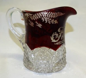 Crema de recuerdo manchada de rubí - Finke Saratoga 1907 - Button Arches Duncan - Imagen 1 de 5