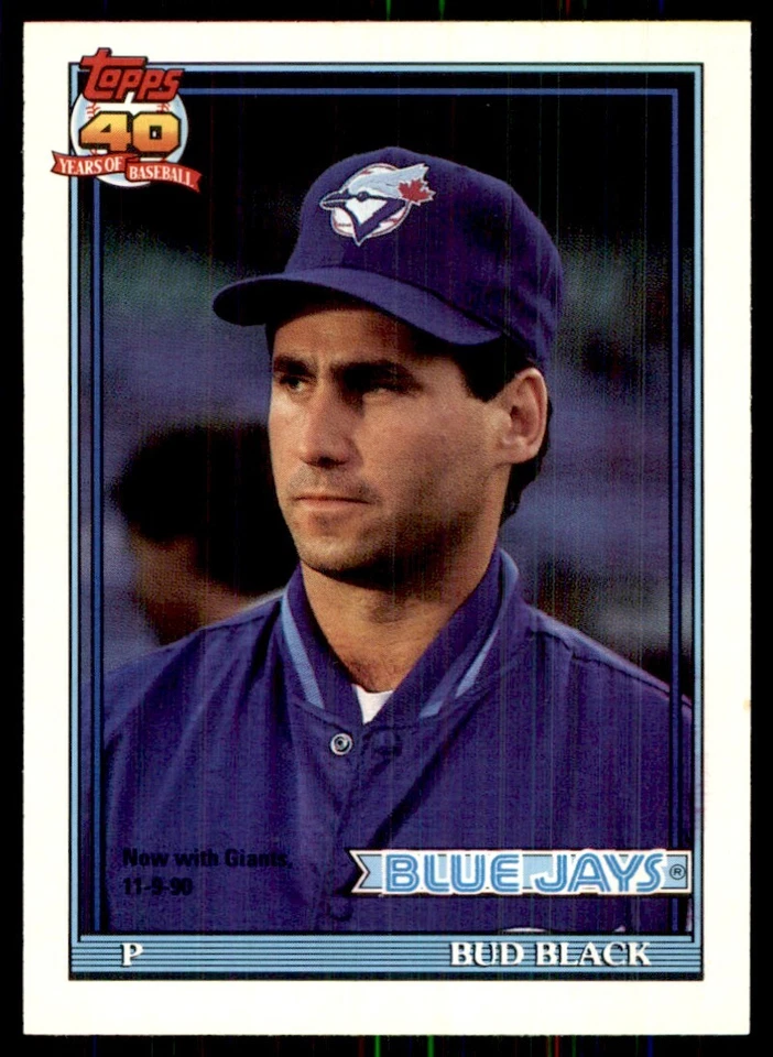 1991 O-Pee-Chee Bud Black Toronto Blue Jays #292 - Image 1 of 2