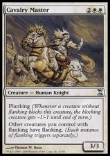 MTG magic cards 2x x2 Light Play, English Cavalry Master Time Spiral