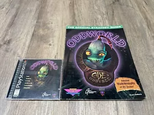 Oddworld Abe's Oddysee (Sony PlayStation 1 PS1) With Official Strategy Guide - Picture 1 of 10