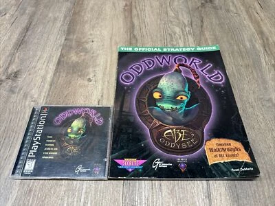 Oddworld Abe's Oddysee (Sony PlayStation 1 PS1) With Official Strategy Guide - Image 1 of 4