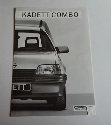 Prospectus / Brochure - Opel Kadett E Combo Fourgon Livraison 09/1985 - Photo 1/3