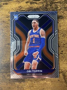 2020-21 Panini Prizm Obi Toppin RC Rookie New York Knicks-Mint#280 - Picture 1 of 2