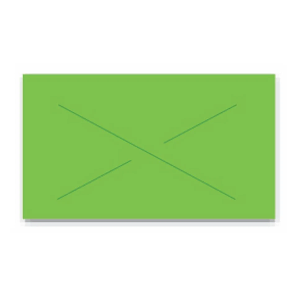 Garvey GX2212 Green Security Cut Labels for Garvey Labelers 22-6, 22-7, 22-8